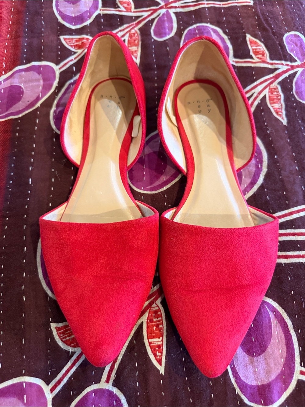 a new day Pink Pointed D'Orsay Flats